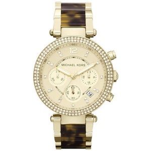 Michael Kors MK5688 Parker Goldtone Tortoise Watch
